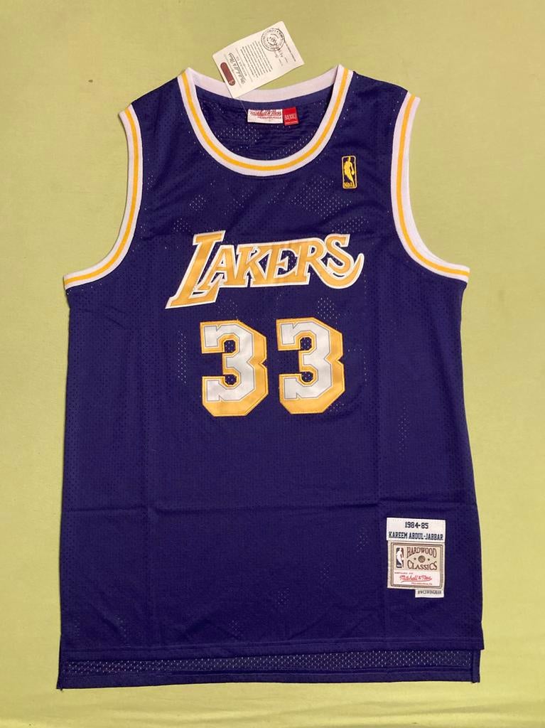 Mitchell & Ness Lakers Kareem Abdul-Jabbar basketbalshirt, Sport en Fitness, Basketbal, Verzenden, Nieuw, Kleding