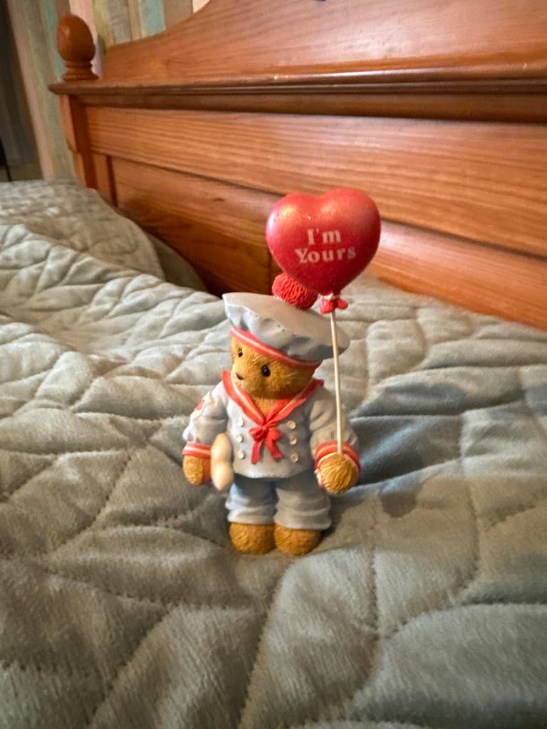 Cherished Teddies Matroos Beeldje - 'I'm Yours' Hart, Verzamelen, Beren en Cherished Teddies, Zo goed als nieuw, Beeldje, Cherished Teddies