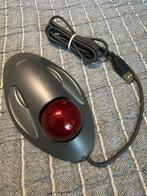 Logitech bedrade trackball muis met kogel, Computers en Software, Ophalen, Muis, Gebruikt, Ergonomisch