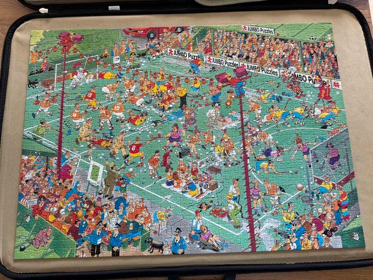 Jan van Haasteren puzzel “HOCKEY” 1000 stukjes, Hobby en Vrije tijd, Denksport en Puzzels, Zo goed als nieuw, Ophalen