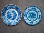 Twee blauw-witte decoratieve borden, Ophalen of Verzenden