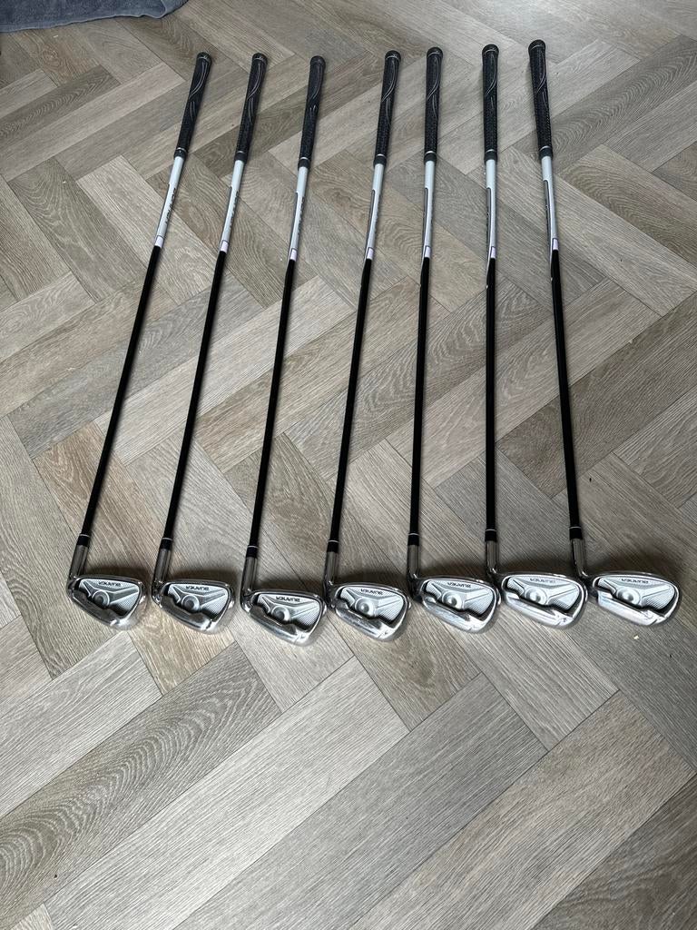 TaylorMade Burner SuperFast IJzers (SW t/m 5), Ophalen of Verzenden, Gebruikt, Set, Overige merken