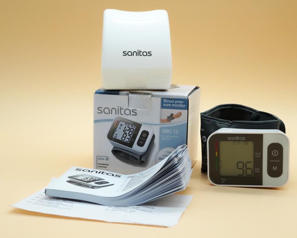 Sanitas SBC15 betrouwbare Bloeddrukmeter (Polsmodel), Ophalen of Verzenden, Zo goed als nieuw, ., Sanitas