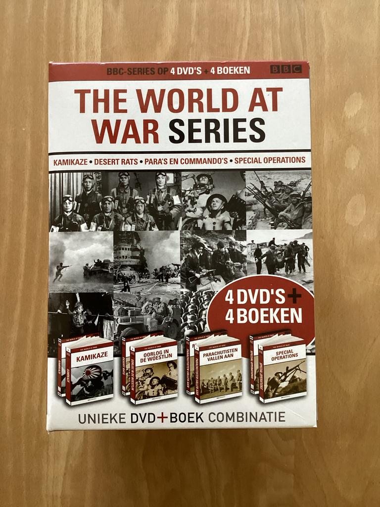 The World at War Series: Kamikaze, Desert Rats, Special Oper, Vanaf 16 jaar, Oorlog of Misdaad, Boxset, Ophalen of Verzenden