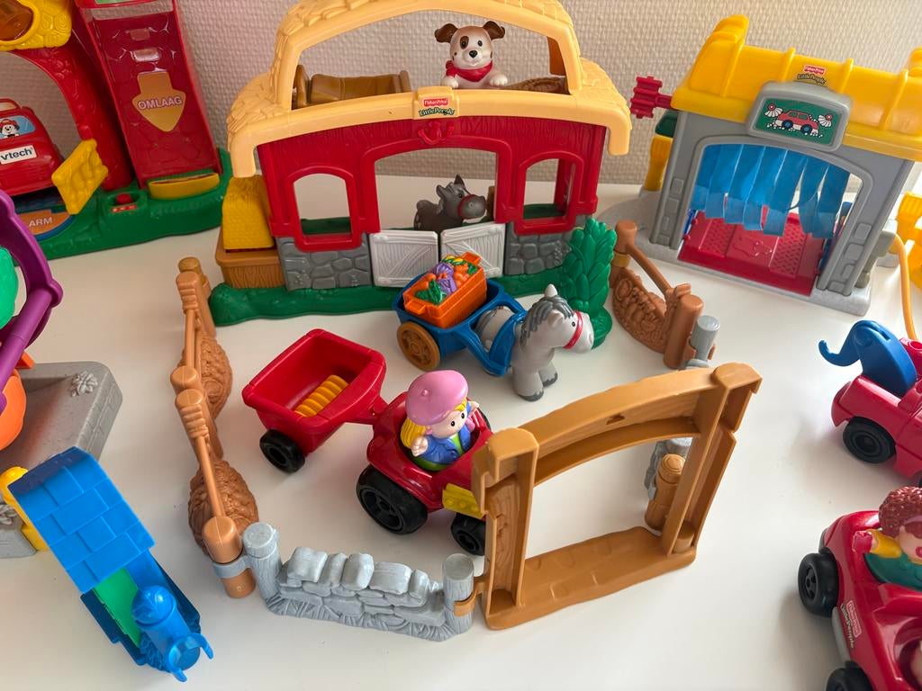 Partij Speelgoed V-tech en Fisher Price, Ophalen of Verzenden, Gebruikt, Speelset