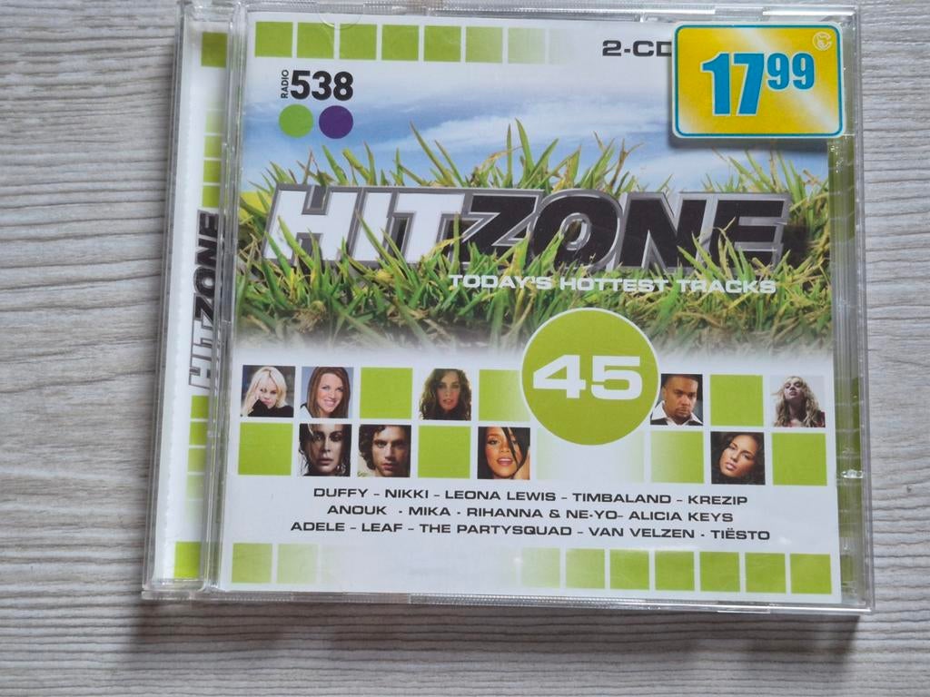 538 Hitzone 45 2CD, Cd's en Dvd's, Ophalen of Verzenden, Zo goed als nieuw, Pop