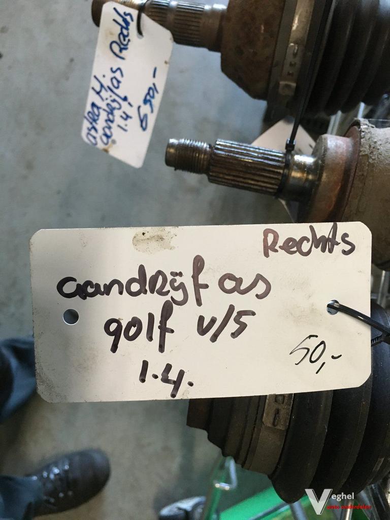 Vw Golf 5 2004 1.4 Aandrijfas Rechtsvoor