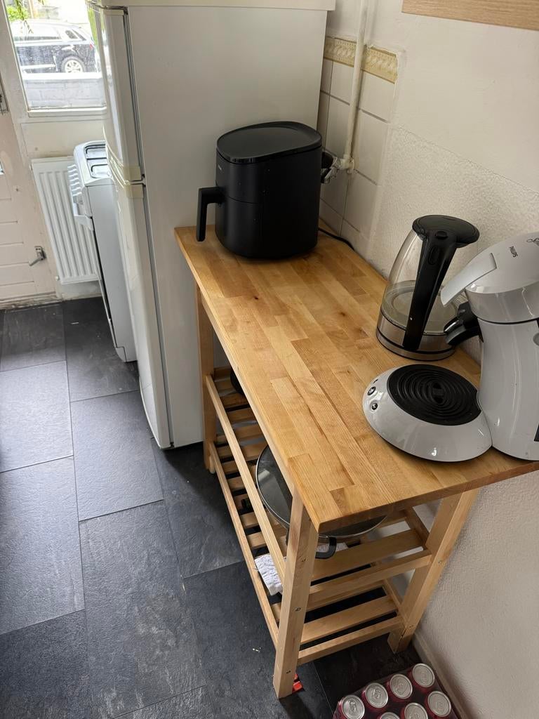 IKEA Forhoja Keukentrolley in goede staat, Gebruikt, Hout, IKEA, Keukentrolley