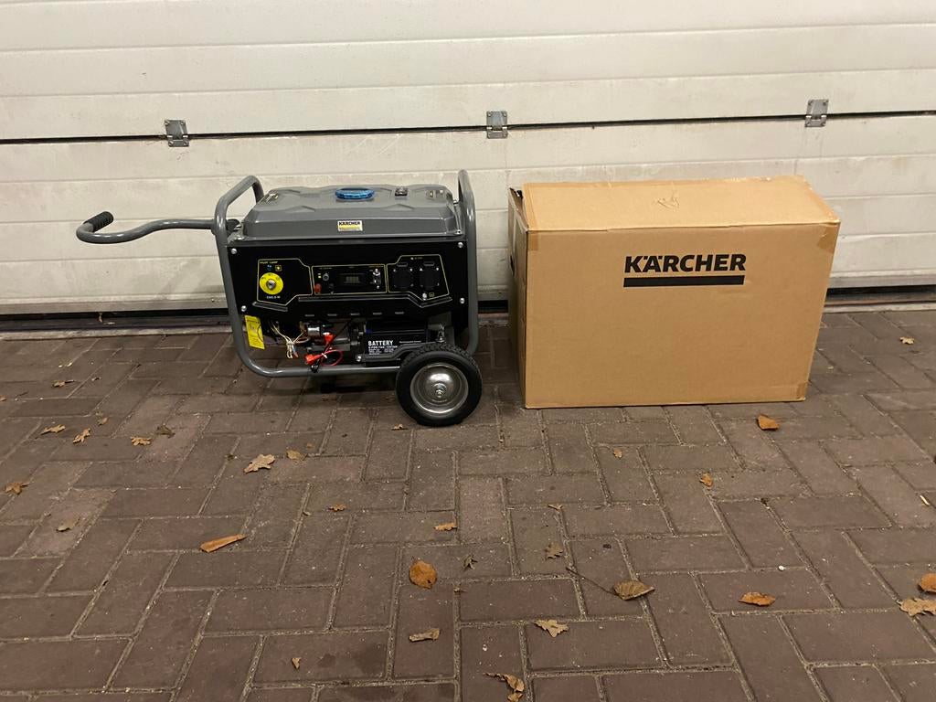 Karcher pgg 3/1 3kw kva benzine generator, Caravans en Kamperen, Ophalen of Verzenden, Nieuw