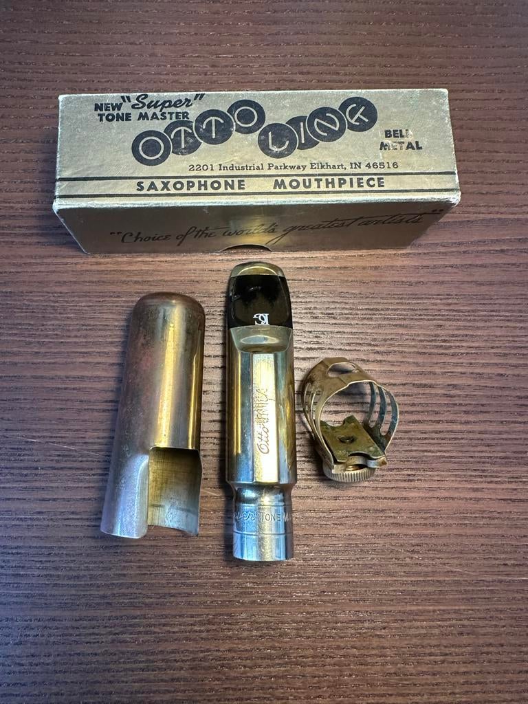 Otto Link Tonemaster 6 Tenor Sax Mondstuk - Vintage Geluid, Verzenden, Gebruikt, Houtblazer