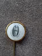 Speldje met afb Heilige Maagd Maria, Verzamelen, Ophalen of Verzenden, Gebruikt