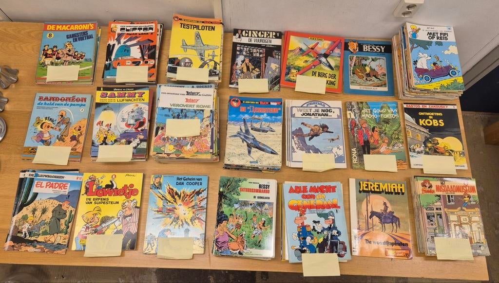 Grote stripcollectie 377 albums – 45 reeksen, Meerdere comics, Ophalen, Gelezen, Europa