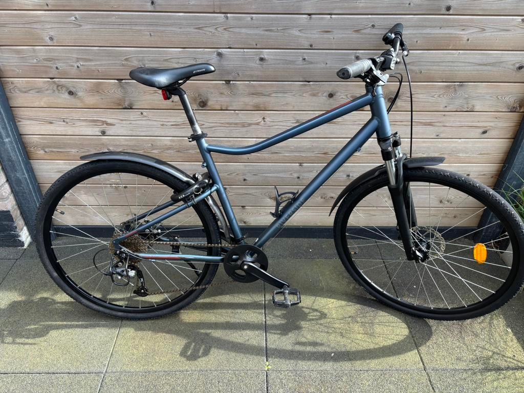 Riverside RS500 herenfiets maat L - 9 versnellingen, Minder dan 10 versnellingen, Gebruikt, Vering, 49 tot 53 cm