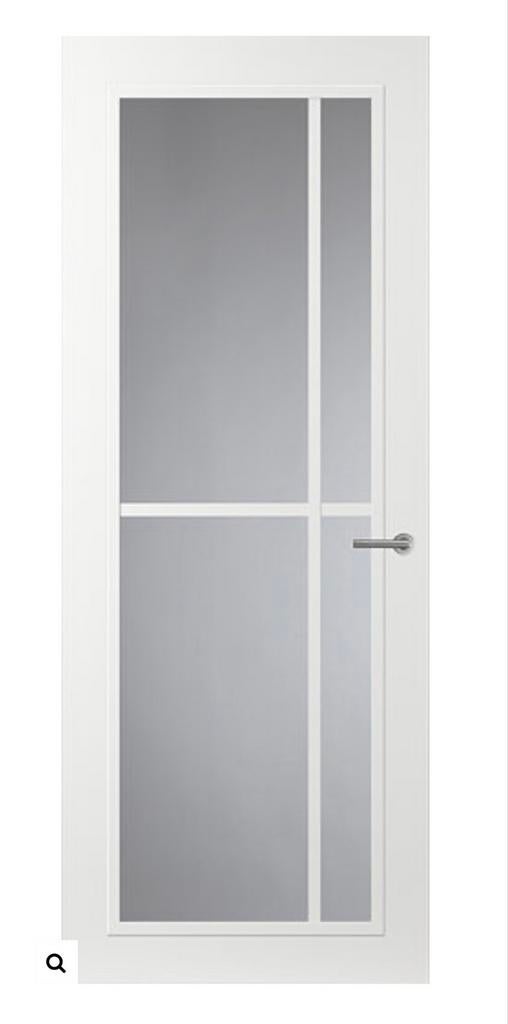 Svedex binnendeur lijn Passie Glas FR503 wit, Ophalen, 80 tot 100 cm, 215 cm of meer, Binnendeur