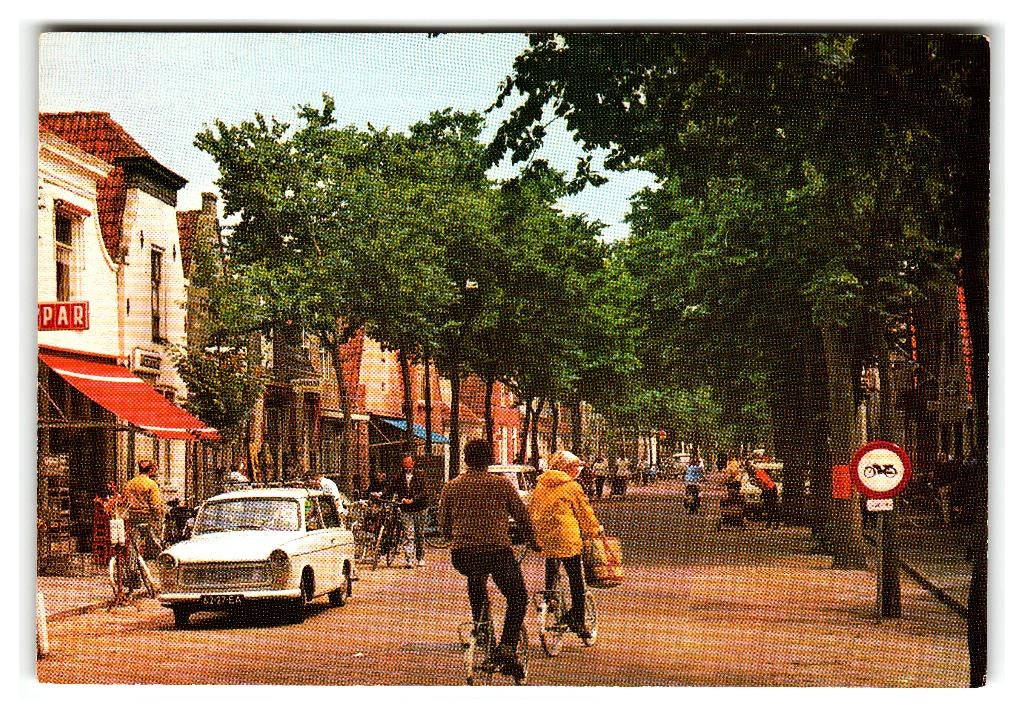Vlieland, Onze gezellige dorpsstraat, Verzenden, 1960 tot 1980, Gelopen, Waddeneilanden