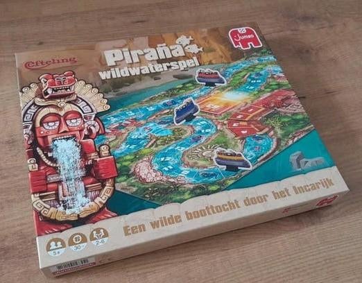 Jumbo - Efteling - Piraña - ganzenbord - bordspel, Ophalen of Verzenden, Zo goed als nieuw, Jumbo