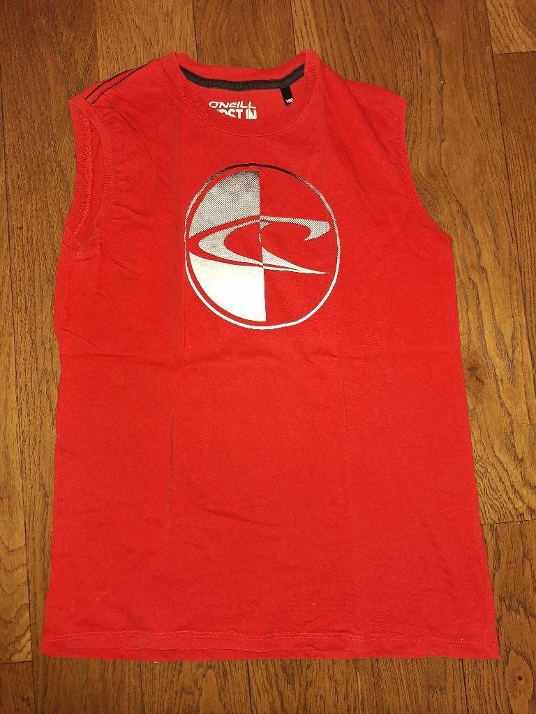 Tanktop / t-shirt zonder mouwen maat 152, Kinderen en Baby's, Kinderkleding | Maat 152, Zo goed als nieuw, Jongen, Shirt of Longsleeve