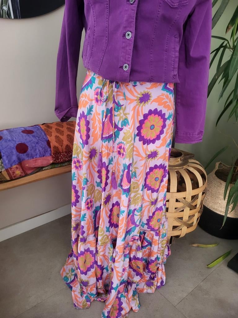 Supergave kleurrijke rok Gold&Silver, Kleding | Dames, Rokken, Maat 38/40 (M), Overige kleuren, Ophalen of Verzenden, Zo goed als nieuw