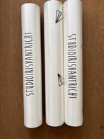 3 behangrollen Iris van Tricht behang - zelf in te kleuren, Ophalen of Verzenden, 25 tot 50 m², Wit, Kinderkamer