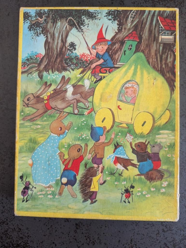 Vintage houten puzzel, Ophalen of Verzenden