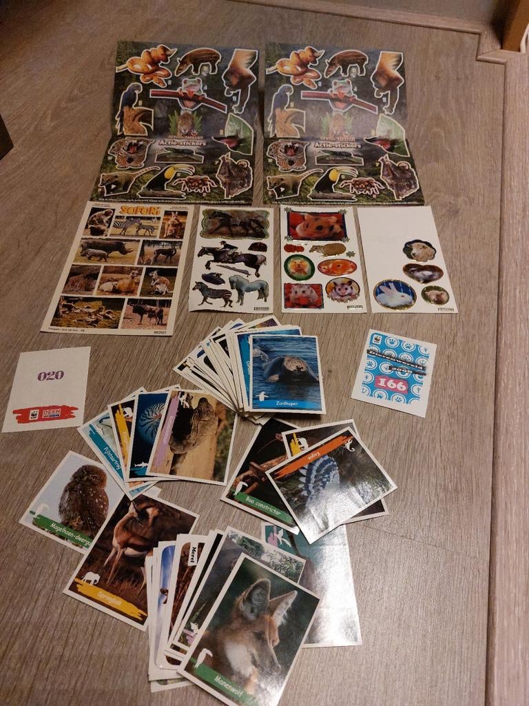 Heel veel stickers, dieren, Lion King en Disney, Ophalen of Verzenden, Zo goed als nieuw, Meerdere stickers