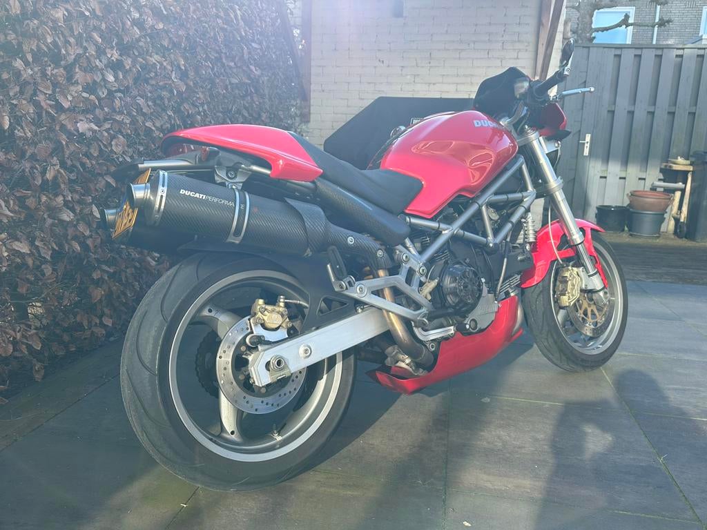 Ducati Monster 1000s | 2003 | veel carbon | 40.000KM, Motoren, 2 cilinders, Sportuitlaat, Occasion, Motorrijbewijs A