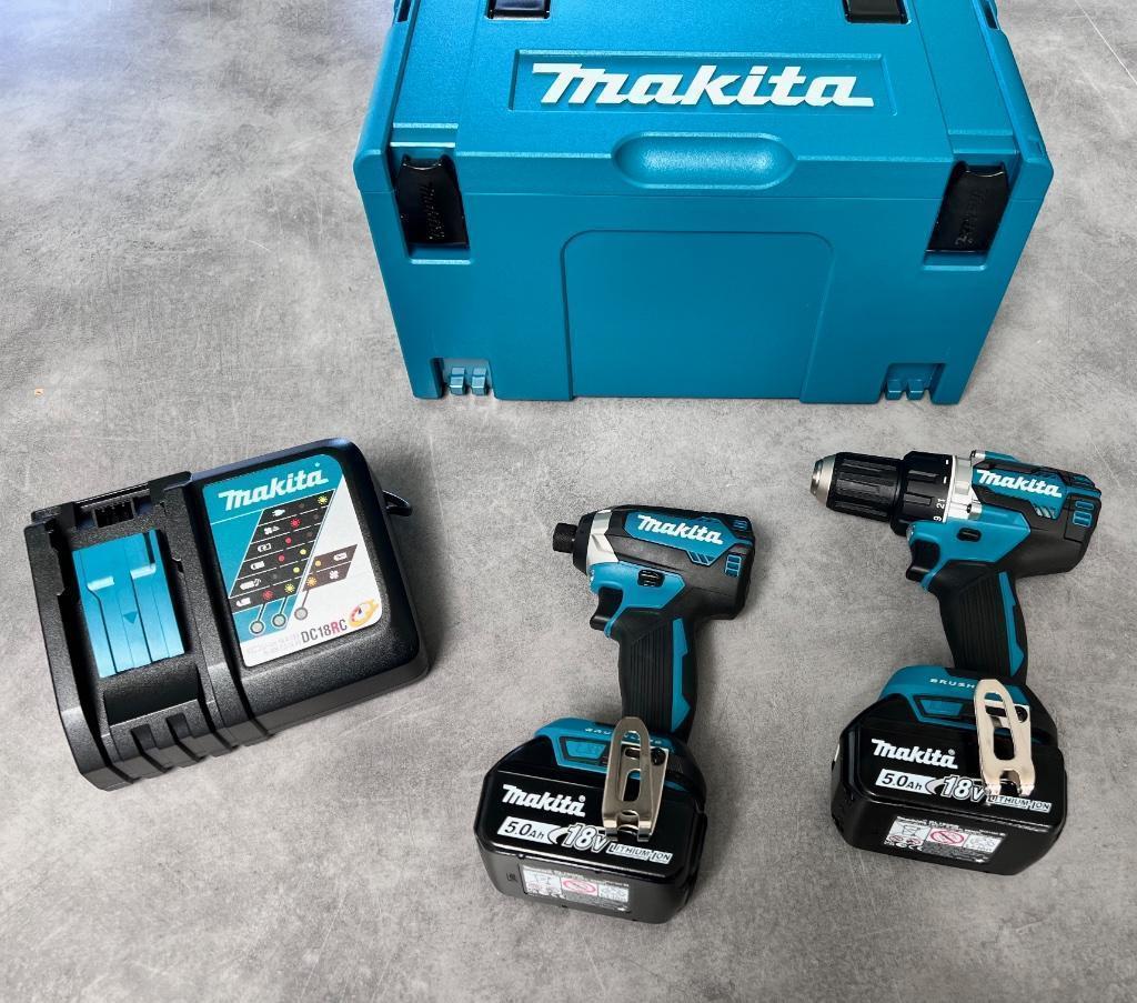 MAKITA DLX2189TJ 18V 5.0Ah ACCU SCHROEF/BOORMACHINE +SLAGTOL