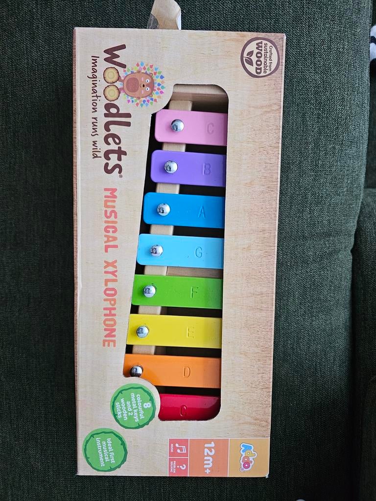 Woodlets Muzikale Xylofoon voor Kinderen, Kinderen en Baby's, Speelgoed | Overig, Ophalen of Verzenden, Nieuw, Jongen of Meisje