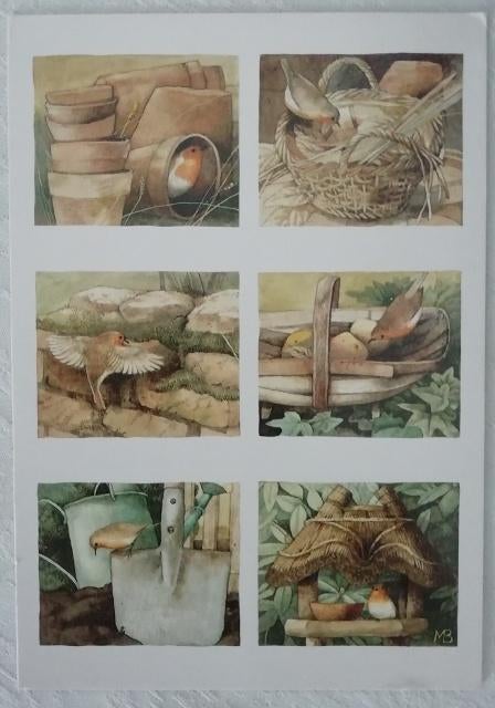 Oude kaart van de natuur van Marjolein Bastin uit 1999, Ophalen of Verzenden, 1980 tot heden, Gelopen, Natuur