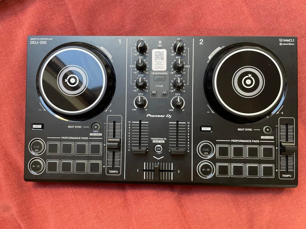 Pioneer DDJ-200 DJ Controller - Perfect for beginners, Muziek en Instrumenten, Dj-sets en Draaitafels, Ophalen, Zo goed als nieuw