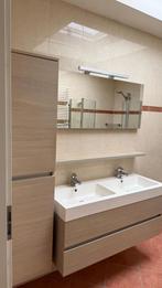 Monta Badkamermeubel, spiegel en radiator, gebruikt, Ophalen, Gebruikt, 150 tot 200 cm, 25 tot 50 cm