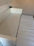 IKEA Hemnes bed uitschuifbaar bed met grote lades, Huis en Inrichting, Ophalen, Wit, Tweepersoons, 80 cm