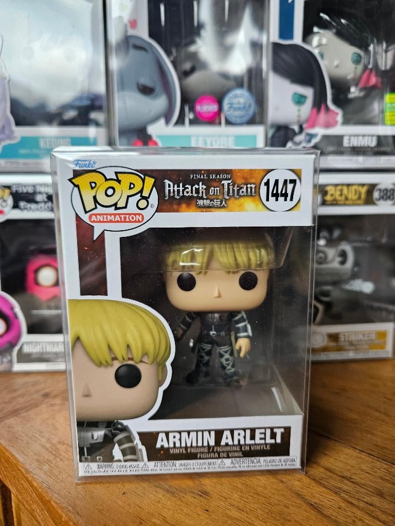 Funko Pop! - Attack on Titan: Armin Arlelt | Protector, Verzamelen, Poppetjes en Figuurtjes, Verzenden, Nieuw