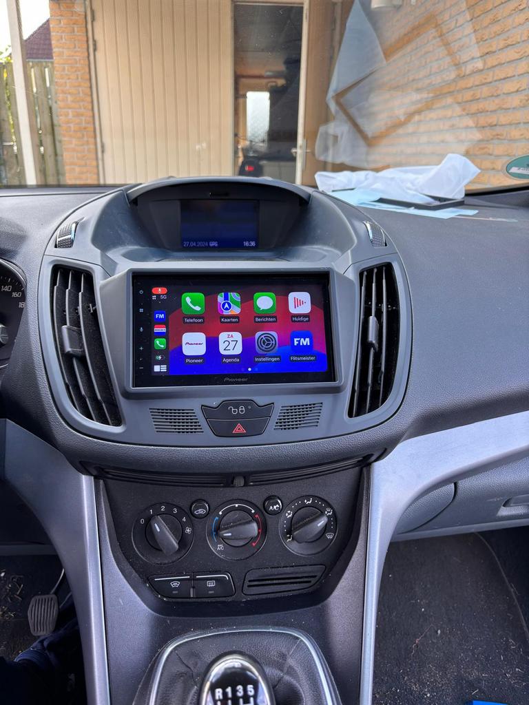 2DIN frame met bekabeling voor Ford C-Max, Ophalen of Verzenden, Gebruikt