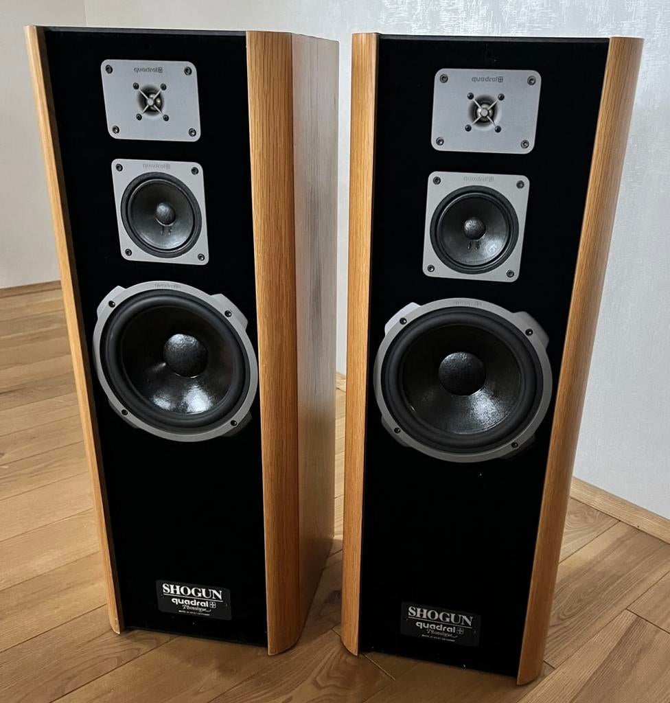 Quadral SHOGUN MK IV, HIGH END., Audio, Tv en Foto, Luidsprekers, Zo goed als nieuw, 120 watt of meer, Front, Rear of Stereo speakers