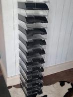 20 Opbergbakjes stapelbaar Leitz zwart en glashelder, Ophalen of Verzenden, Zo goed als nieuw