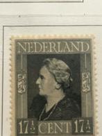 Nederlandse Postzegel 17 1/2 Cent - Wilhelmina, Postzegels en Munten, Ophalen of Verzenden, Na 1940, Postfris