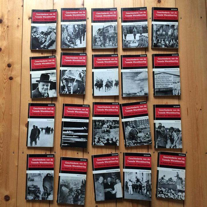Geschiedenis tweede wereldoorlog z/w foto’s en documenten, Verzamelen, Militaria | Tweede Wereldoorlog, Boek of Tijdschrift, Overige gebieden