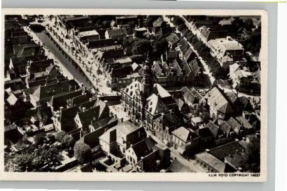 Bolsward Raadhuis omgeving KLM Luchtfoto st 1948, Verzenden, 1940 tot 1960, Gelopen, Friesland