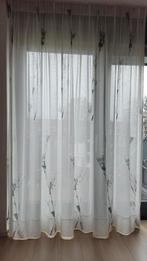 2x Vitrage gordijnen h260xb160 cm, zgan, 200 cm of meer, 150 tot 200 cm, Ophalen of Verzenden, Zo goed als nieuw