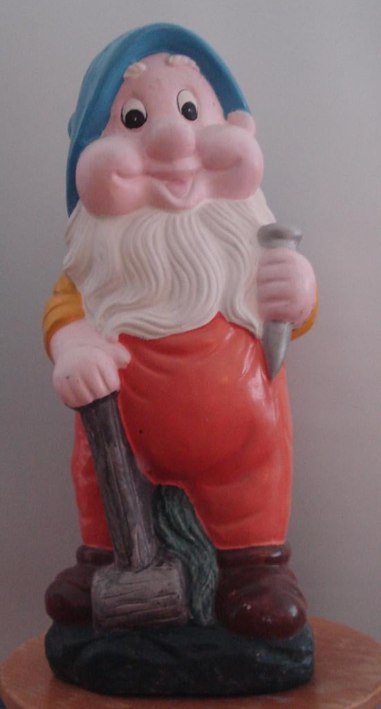 Tuinkabouter klein en groot, Tuin en Terras, Tuinbeelden, Ophalen, Zo goed als nieuw, Kunststof, Tuinkabouter