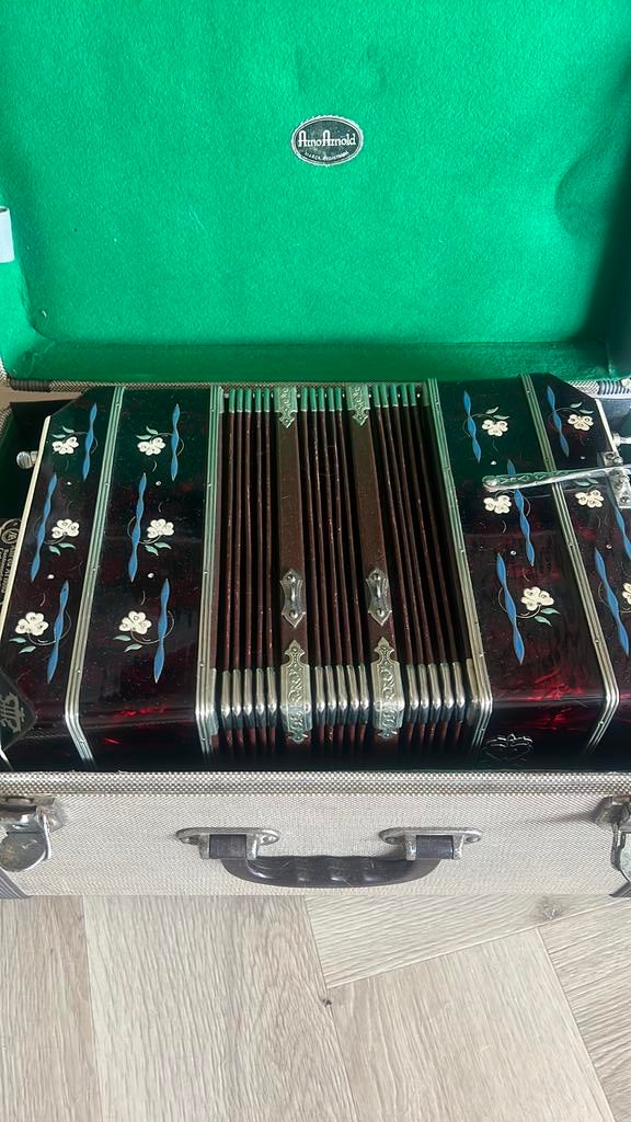 Alfred Arnold Bandoneon uit 1940 - Vintage Muziekinstrument, Ophalen of Verzenden, Gebruikt, Overige soorten