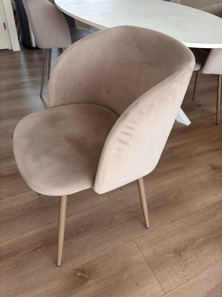 4 Sostrene Grene eetkamerstoelen - Beige/Taupe, Ophalen, Gebruikt, Overige kleuren, Vier