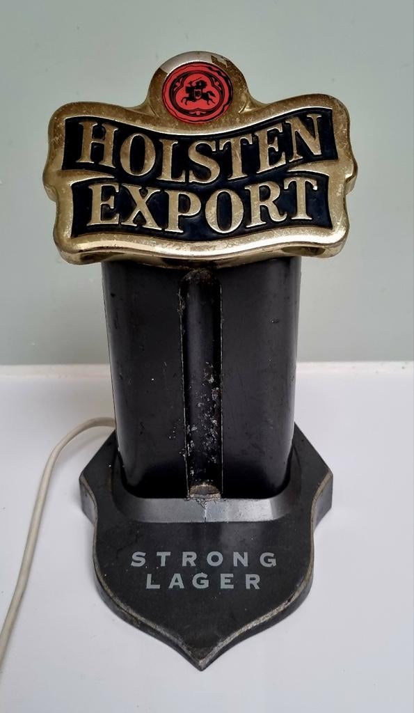 Tap zuil lamp lichtreclame bier brouwerij bar reclame, Verzamelen, Ophalen of Verzenden, Gebruikt, Lichtbak of (neon) lamp