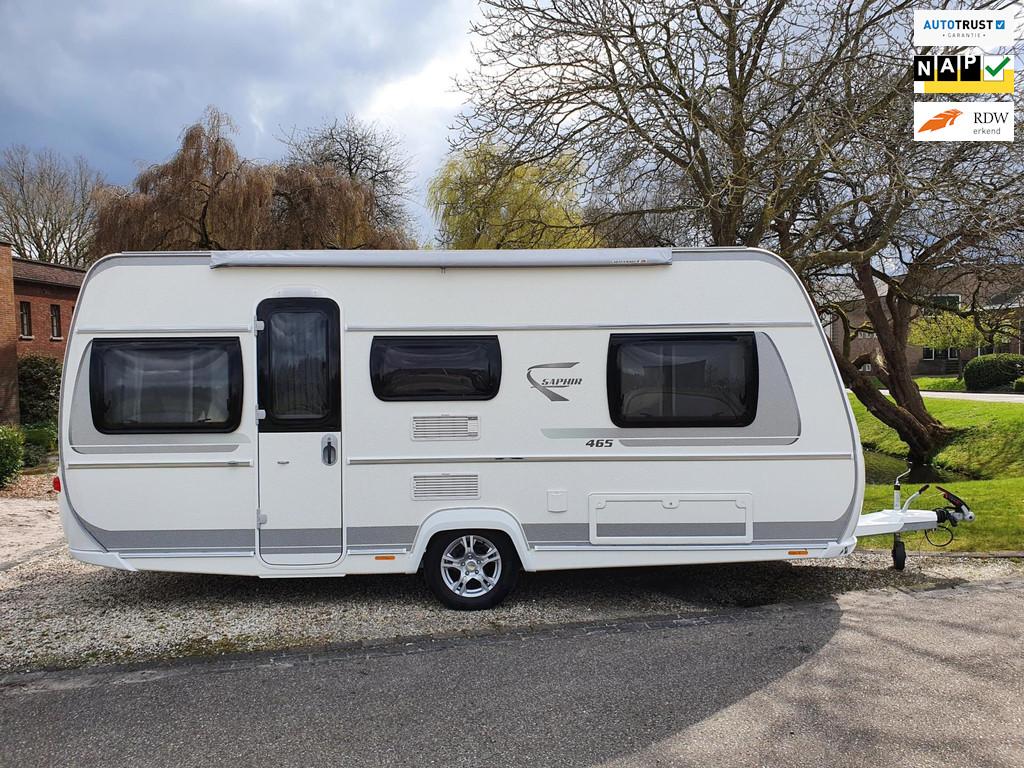 Fendt caravan SAPHIR 465 TG enkele bedden/rondzit/TENT/luife, Caravans en Kamperen, Caravans, Bedrijf, Fendt, 1250 - 1500 kg, Luifel