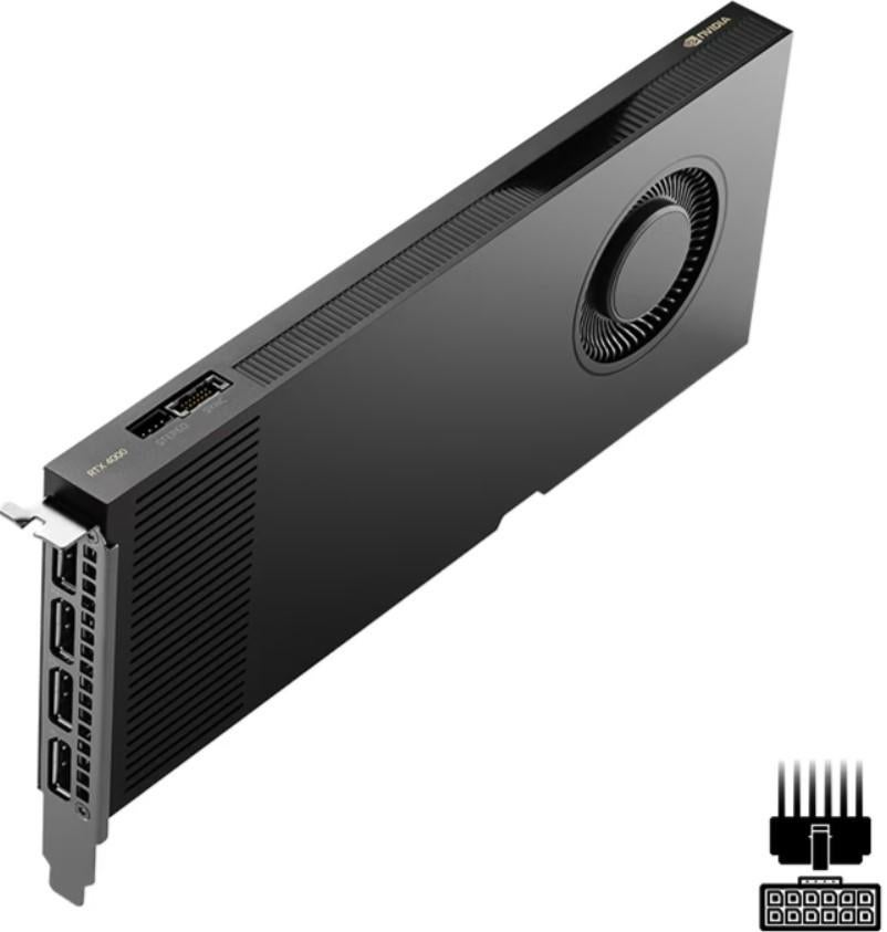 NVIDIA RTX 4000ADA - Grafische kaart 20GB - zgan + Garantie, DisplayPort, GDDR6, PCI-Express 4, Ophalen of Verzenden
