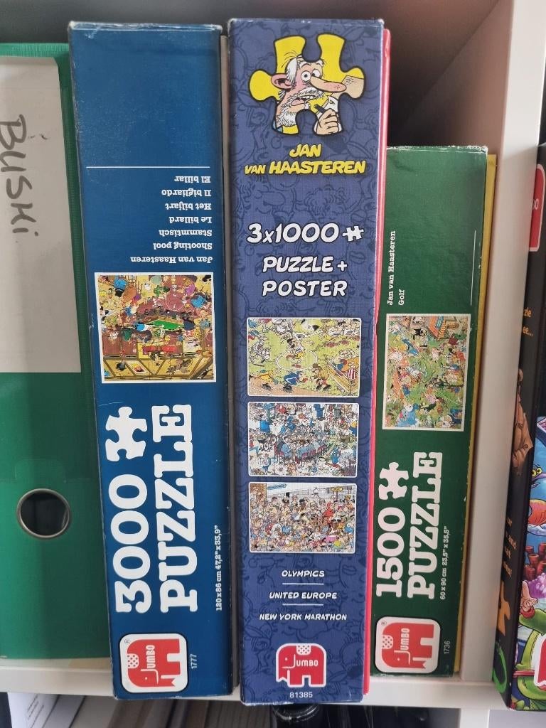 Diverse grote puzzels, Hobby en Vrije tijd, Denksport en Puzzels, Ophalen of Verzenden, Meer dan 1500 stukjes, Zo goed als nieuw