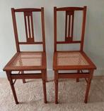 Houten stoelen met webbing, Ophalen