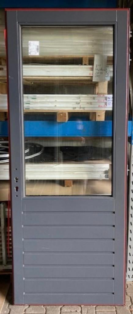 Buitendeur v.v. HR++ isolatieglas, maat: 231,5 x 93 cm, Ophalen of Verzenden, Hout, Buitendeur, 200 tot 215 cm