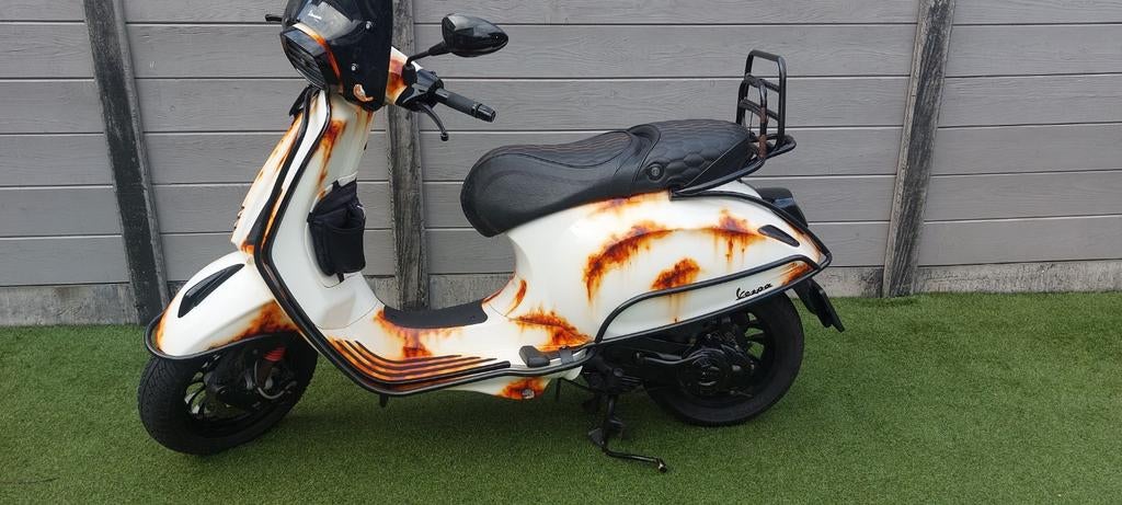 Vespa sprint 80cc malossi rusty oldscool edition 2019, Ophalen, Zo goed als nieuw